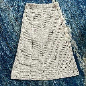 Wilfred cotton knit skirt